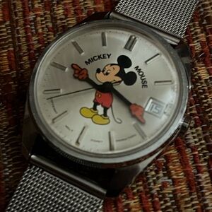 Vintage Helbros Mickey Mouse Electric Wristwatch